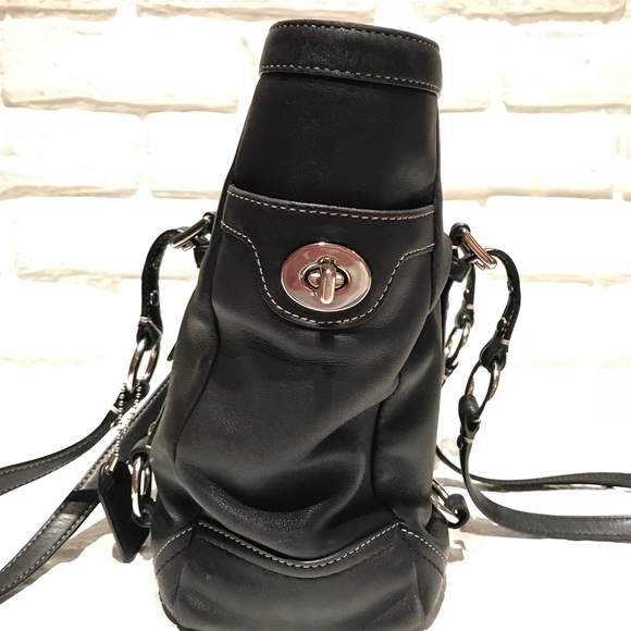 Coach Leatherwear vintage black leather purse - Picture 5 of 8